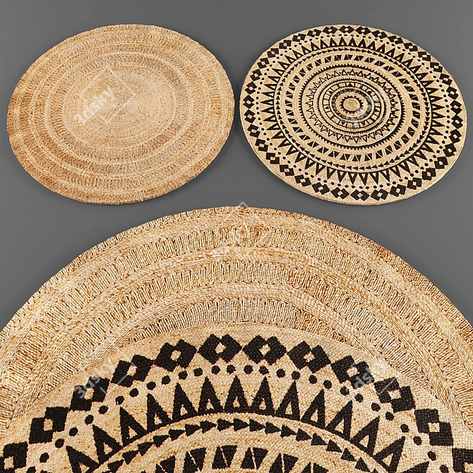 Froy Rugs: Timeless Elegance 3D model image 1