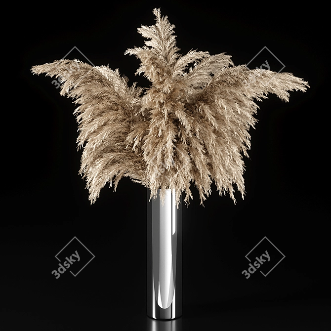 Elegant UV Mapped Decorative Vase 3D model image 1
