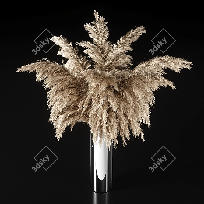 Elegant UV Mapped Decorative Vase 3D model image 2