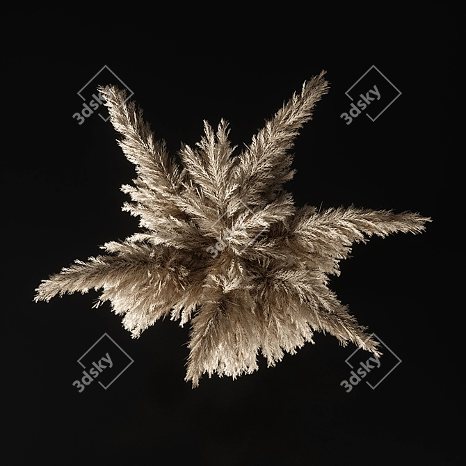 Elegant UV Mapped Decorative Vase 3D model image 4