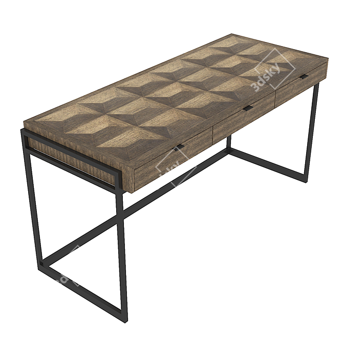 Elegant Eichholtz Desk Gregorio | 150x60 cm 3D model image 2