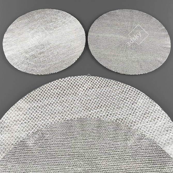 Elegant Froy Rugs Collection 3D model image 3