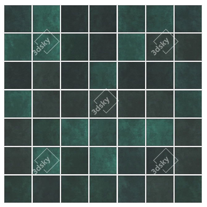 Equipe Artisan Mosaic Tiles 3D model image 2