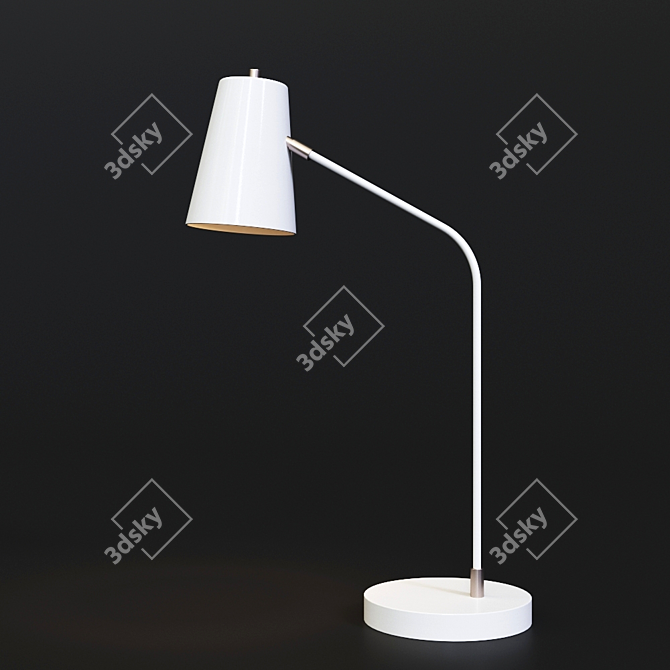 Elegant Kirby 8T-K150WT Lighting 3D model image 5