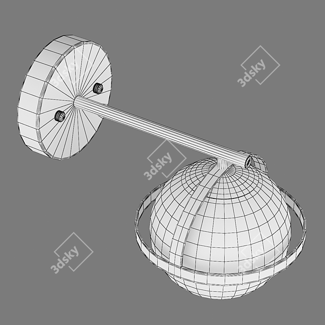 Croco Lightstar Pendant Lamp 3D model image 4