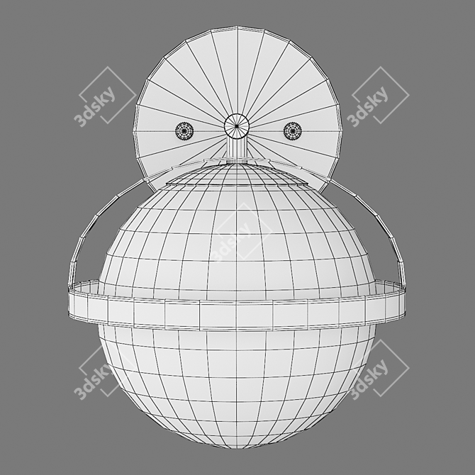 Croco Lightstar Pendant Lamp 3D model image 5