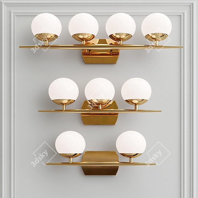 Modern Tasha Vanity Lights 3D model image 1