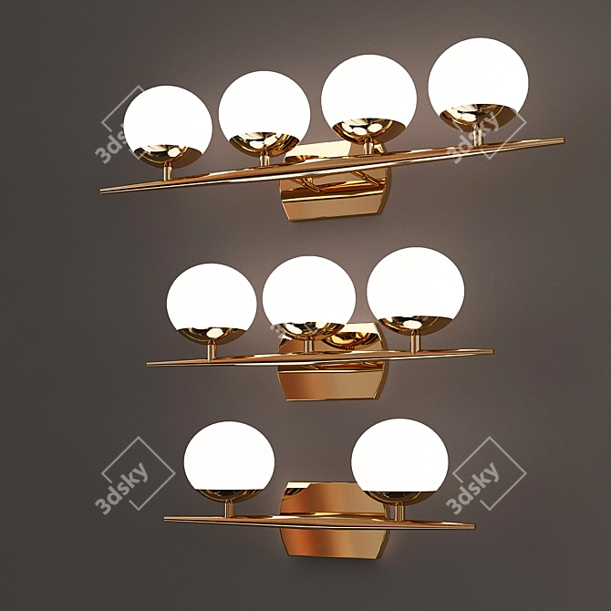 Modern Tasha Vanity Lights 3D model image 2