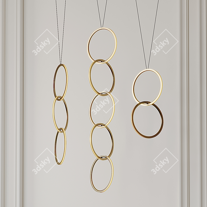 Spectacular Circus 500 Pendant 3D model image 1