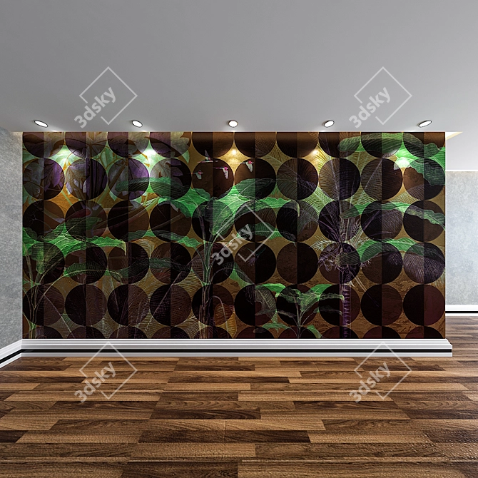Tropical Sphere Wallpaper Collection 3D model image 2