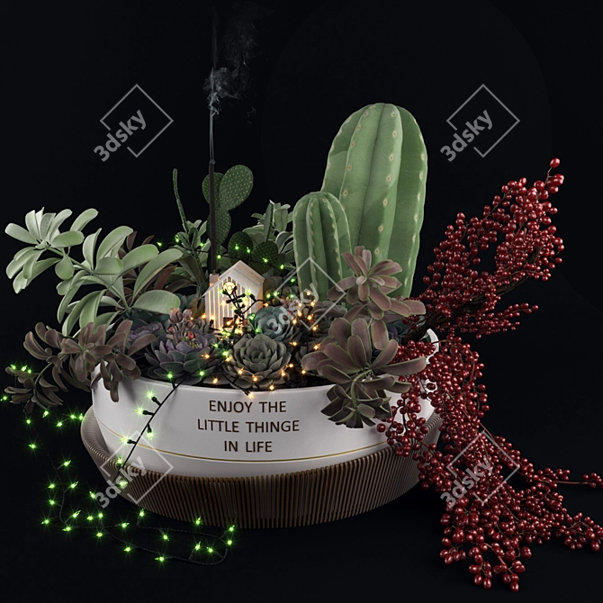 Eco Oasis: Plants Set 3D model image 2