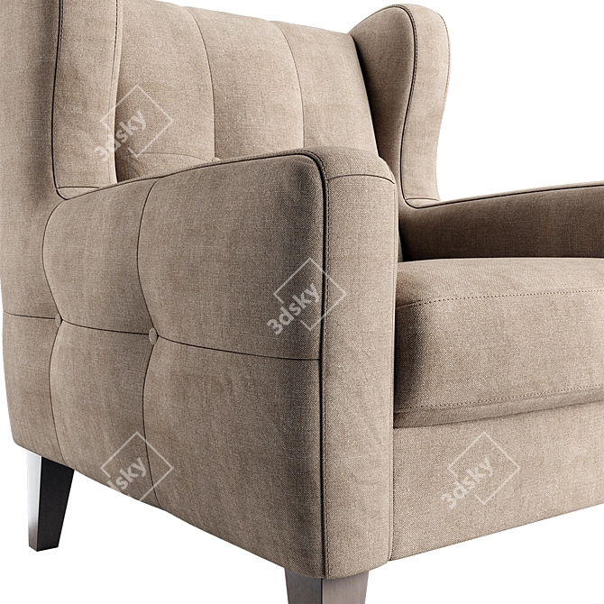 Arno Armchair: Stylish and Comfortable 3D model image 3