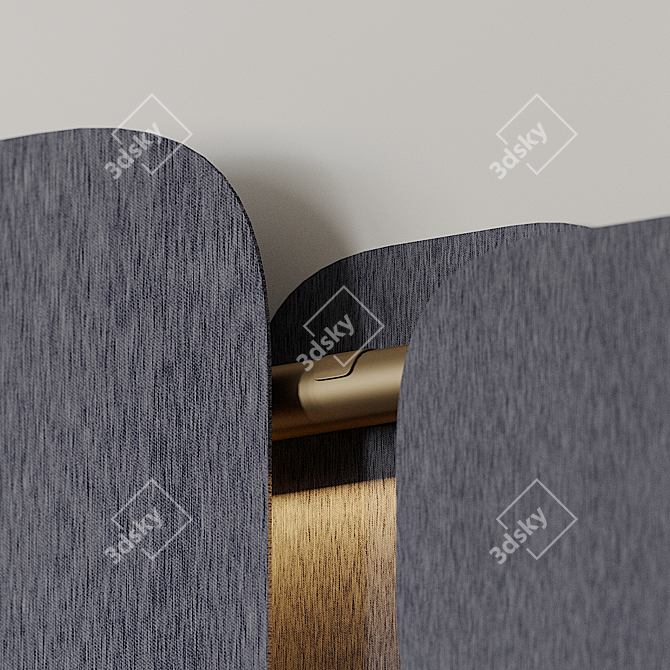 Elegant Huilu Wall Sconce 3D model image 2