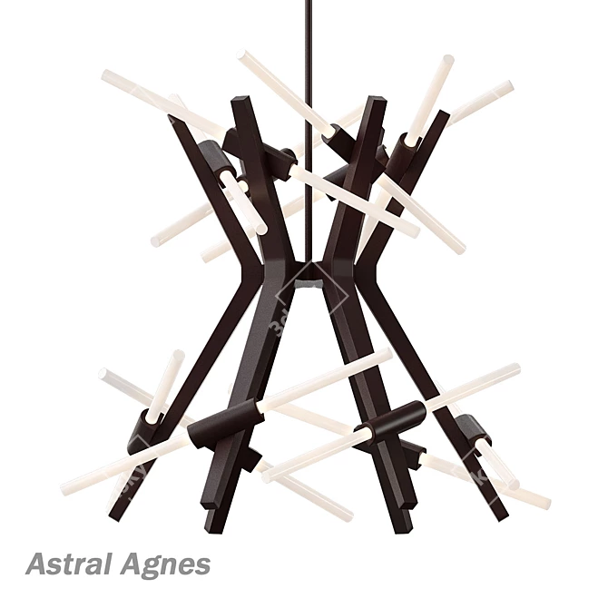 Illuminating Elegance: Astral Agnes 02 3D model image 1