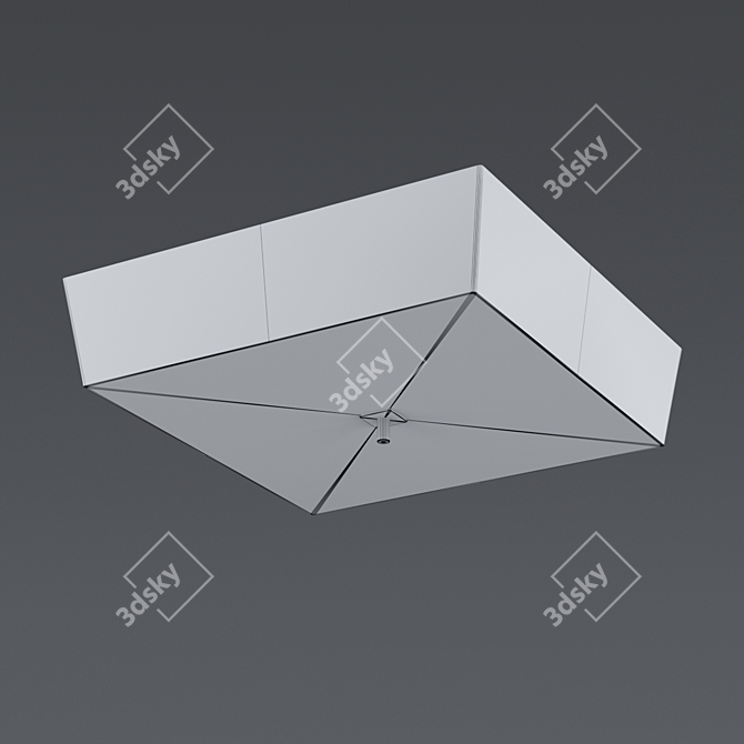Contemporary Akira Ceiling Lamp 3D model image 2