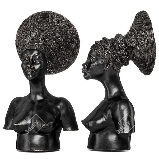 1931 Malvina Hoffman Bronze Sculpture 3D model image 1