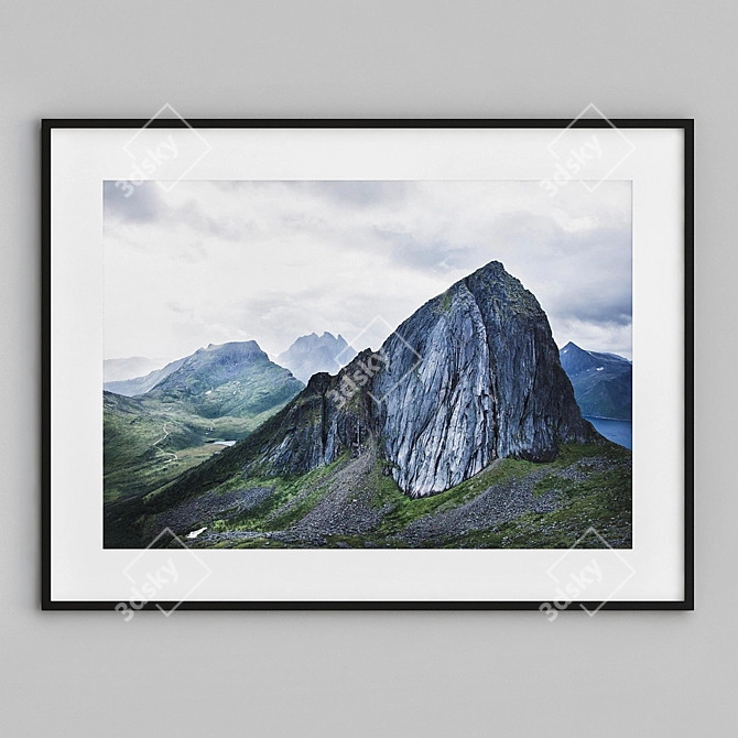 Norway Segla Picture Frame 3D model image 1