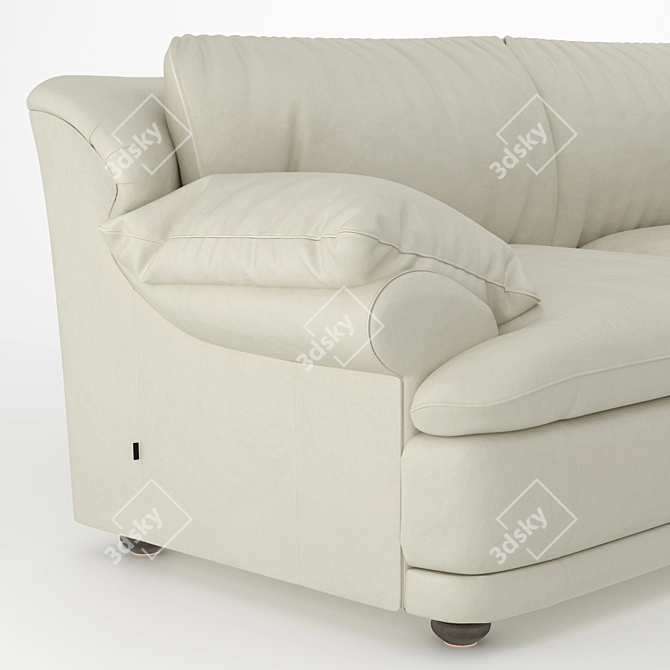 Relotti Vitaly: Stylish and Spacious Sofa 3D model image 2