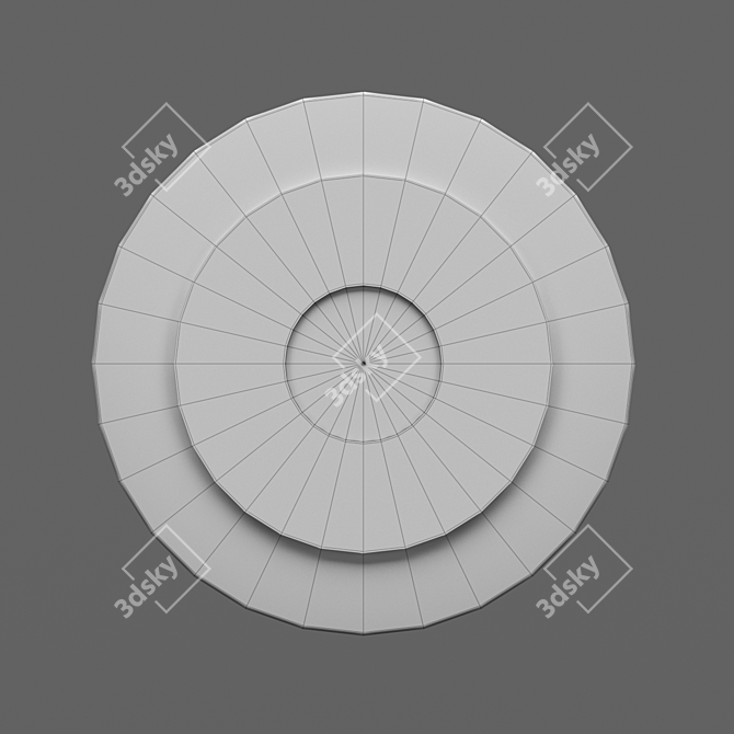 SOL Om LED Wall Light 3D model image 2