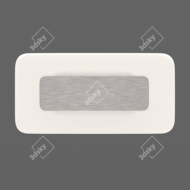 SOL Wall Light 5125: Modern LED Aluminum Wall Sconce 3D model image 1