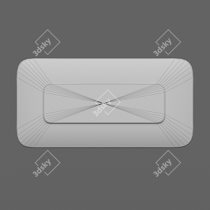SOL Wall Light 5125: Modern LED Aluminum Wall Sconce 3D model image 2