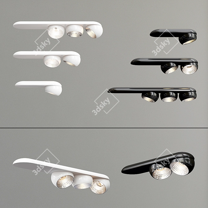 Marbul LED Ceiling Light 3D model image 3