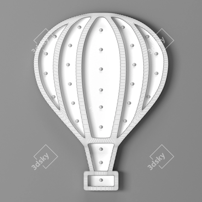 Glowing Path Night Light 3D model image 3