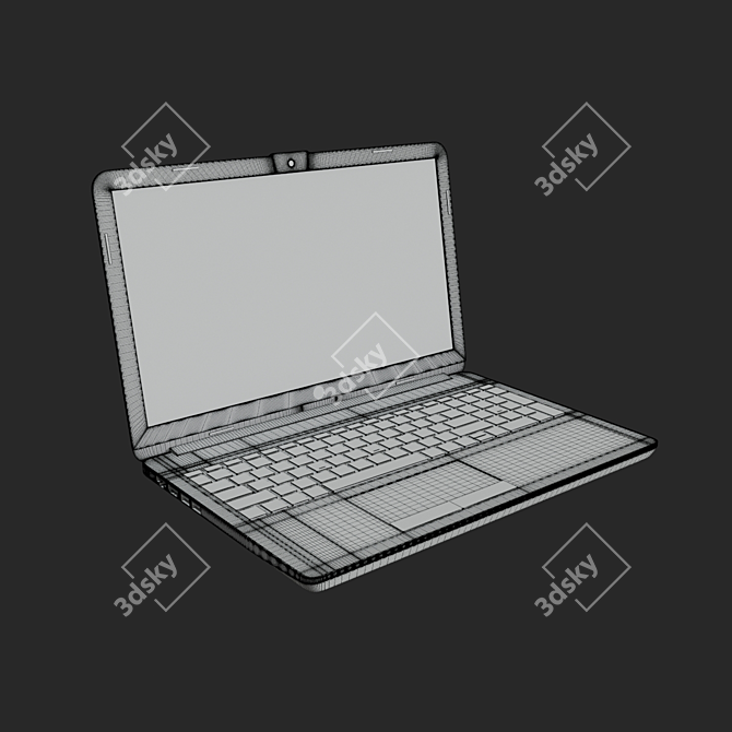 HP Notebook PC - Powerful and Portable 3D model image 3