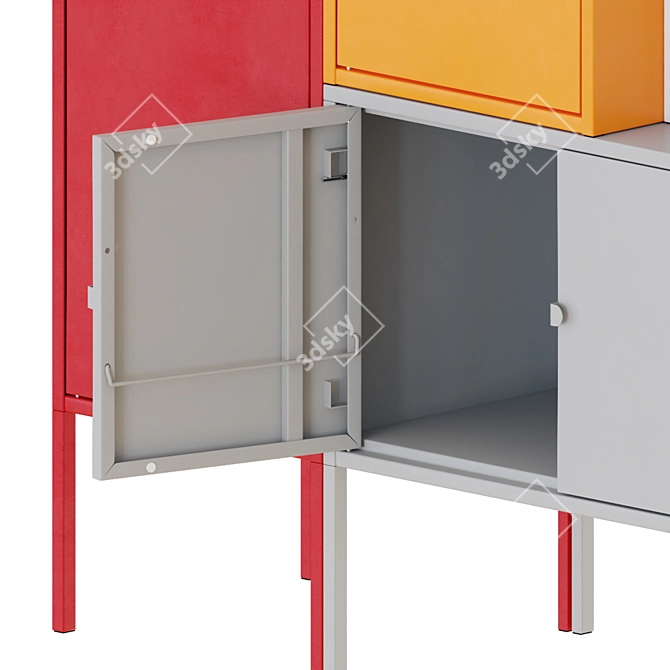 IKEA LIXHULT Compact Storage Solution 3D model image 4