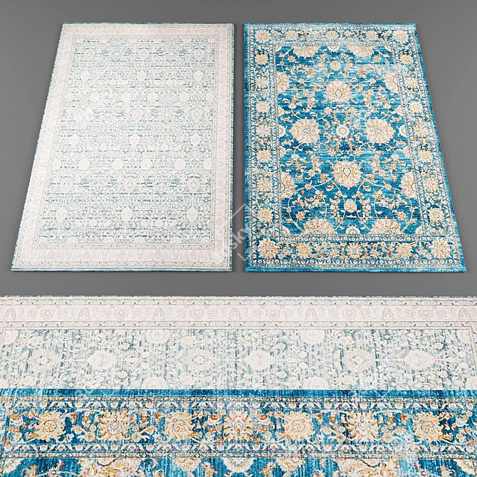 Froy Rugs: Stylish Collection 3D model image 1