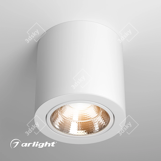 Cylinder LED Downlight: SP-FOCUS-R140 3D model image 1