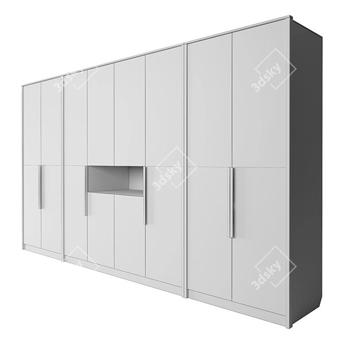 Arvo Weight Cabinets: Sleek & Stylish Storage Solution 3D model image 3