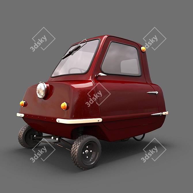 Peel P50: The Perfect Microcar 3D model image 1