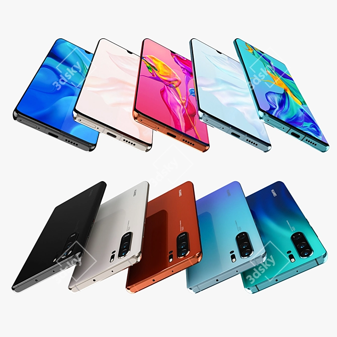 Huawei P30 Pro: Capture Stunning Moments 3D model image 3