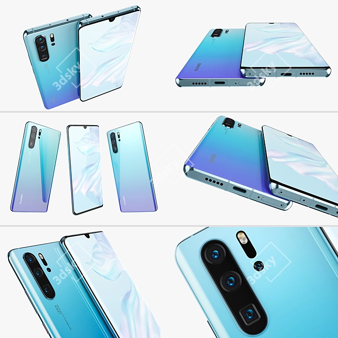 Huawei P30 Pro: Capture Stunning Moments 3D model image 4