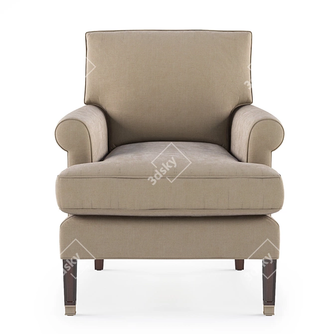 Kravet Salisbury Armchair 3D model image 2