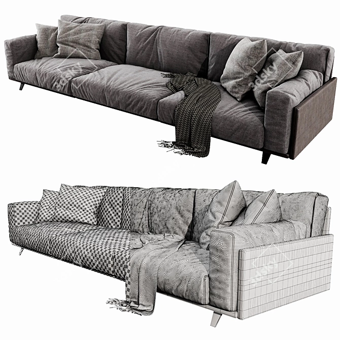 Modern Arflex Frame F1 - Versatile Design 3D model image 3