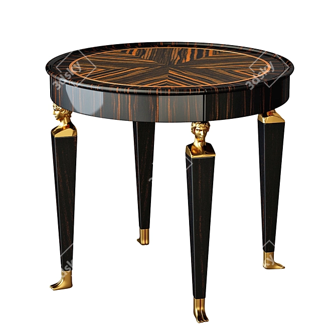 Elegant Empire Side Table - Designed to Perfection 3D model image 1