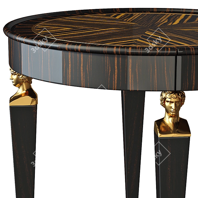 Elegant Empire Side Table - Designed to Perfection 3D model image 3