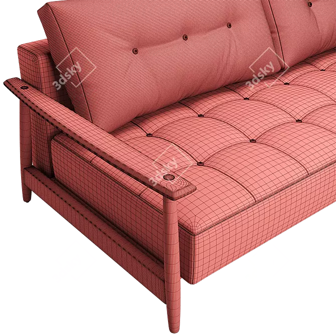 Una Modern Sofa: Compact and Stylish 3D model image 5