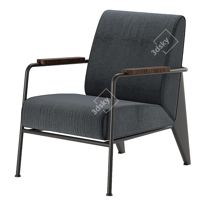 Vitra Lounge Chair 3D model image 1