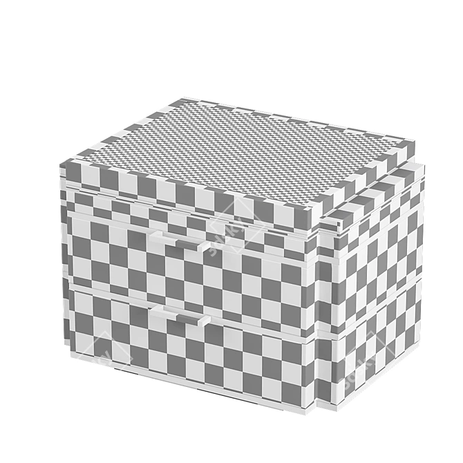 Luxury Pollaro YF108 Bedside Table 3D model image 5