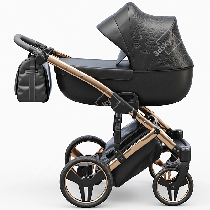 Versatile Junama Enzo Go Stroller 3D model image 2