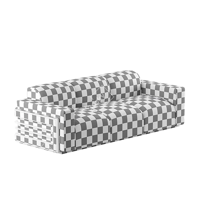 Luxury Pollaro Sofa YF103: Modern Elegance 3D model image 5