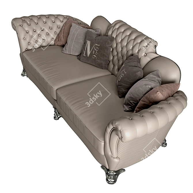 Luxurious Mantellassi FLORINDO Sofa 3D model image 2
