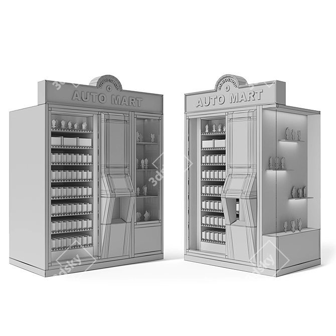 Internet-Inspired Vending Machine 3D model image 2