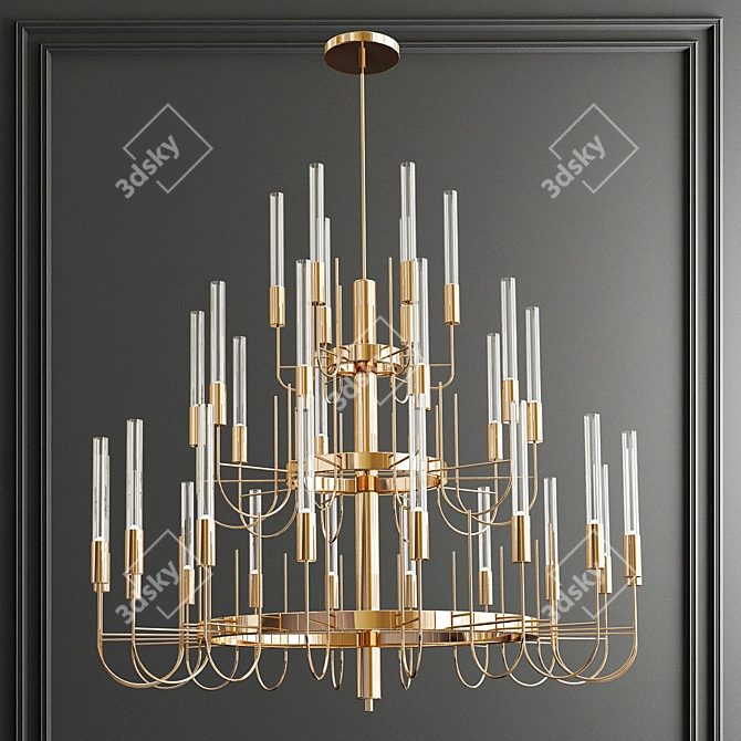  Exquisite Chandelier Collection: A Symphony of Elegance 3D model image 3