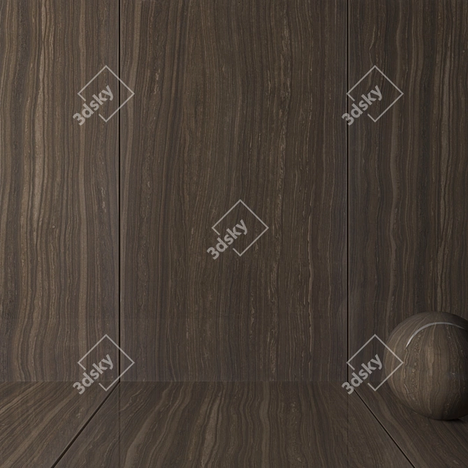 Eramosa Cafe Wall Tiles: Elegant Textured Design 3D model image 2