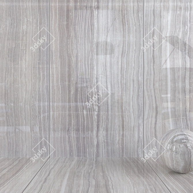 Eramosa Clay Wall Tiles: Multi-Texture, HD Textures 3D model image 1