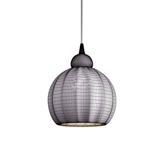 Elegant Karla Pendant Lamp 3D model image 2